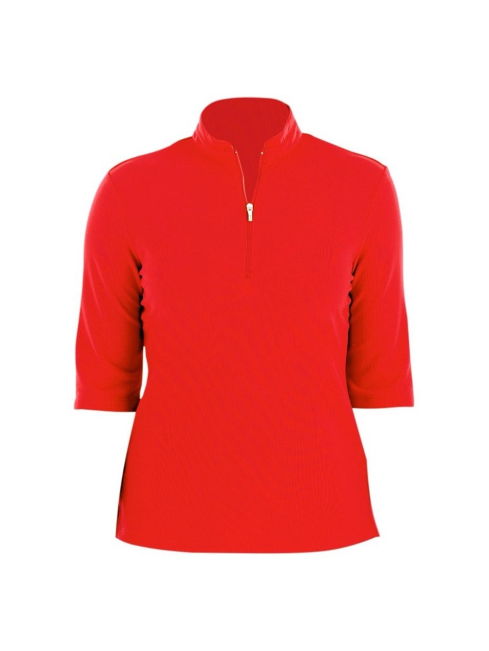 Nivo Sports Noa UPF 40+ Elbow Sleeve Short Sleeve Polo Shirt in Red, XS